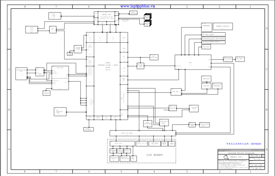 Schematics MacBook Air A1465 J11 820-3208-A 